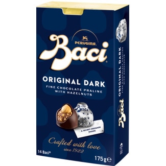 Baci Bombons de Chocolate Preto embalagem 175 g