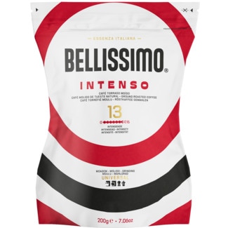 Belissimo Café Torrado Moído Moagem Universal Aroma Intenso Intensidade 10 embalagem 200 g