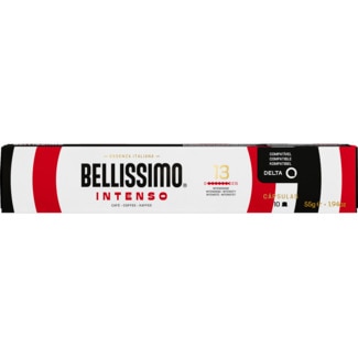 Belissimo Café Torrado Aroma Intenso para Delta Q Intensidade 10 embalagem 10 cápsulas