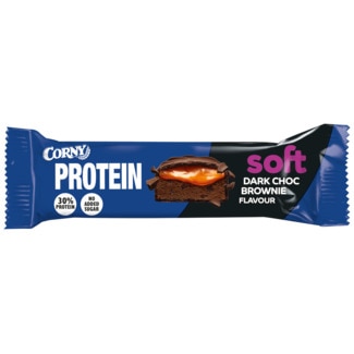 Corny Barra Proteica Soft Chocolate Negro e Brownie embalagem 45 g