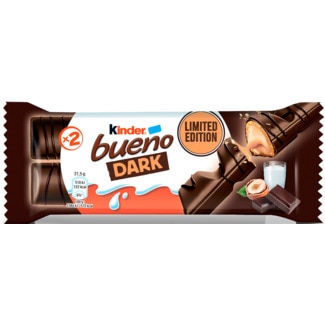 Kinder Bueno Snack de Chocolate Dark embalagem 43 g