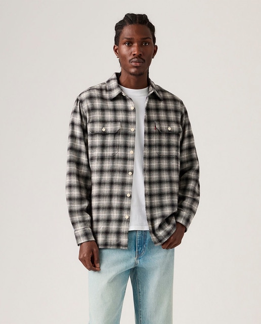 Levi's - Camisa de algodón de hombre relaxed.