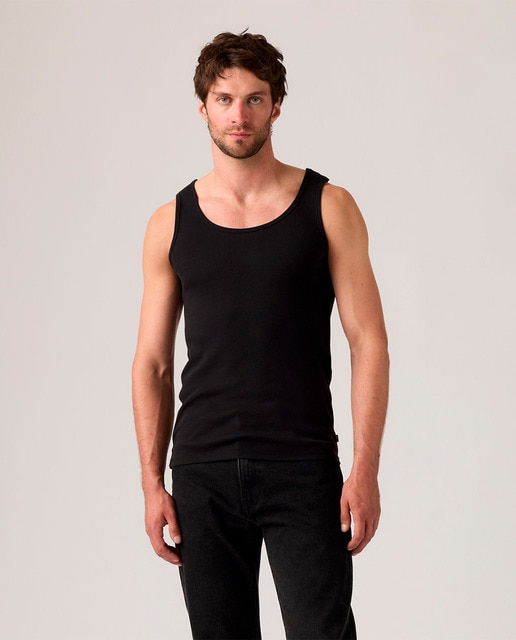 Levi's - Pack de camisetas de hombre sin mangas y cuello redondo..