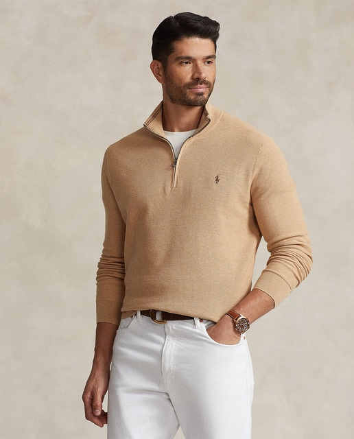 Polo Ralph Lauren - Jersey de hombre de punto de piqué y algodón tallas grandes.