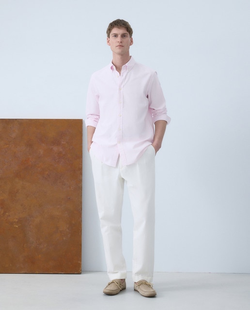 Emidio Tucci - Camisa sport manga larga de hombre.