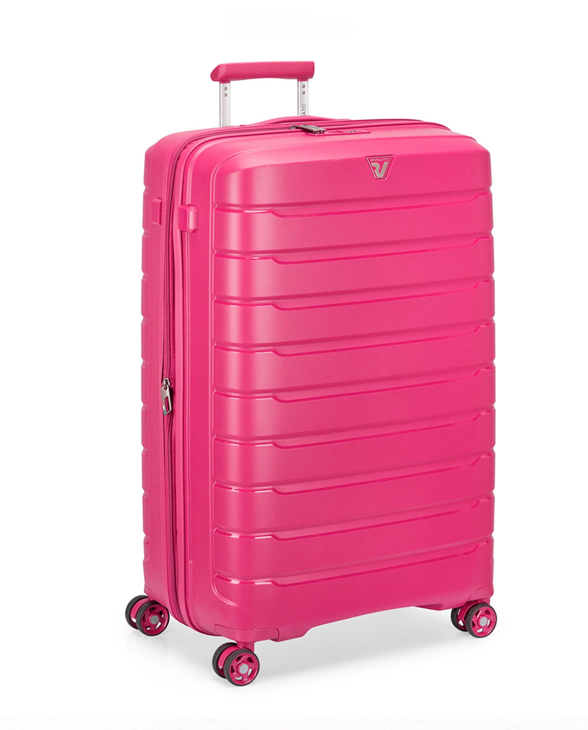 Trolley Grande B-Flying Rígido Expansível com Capacidade até 129 L Fúcsia-12