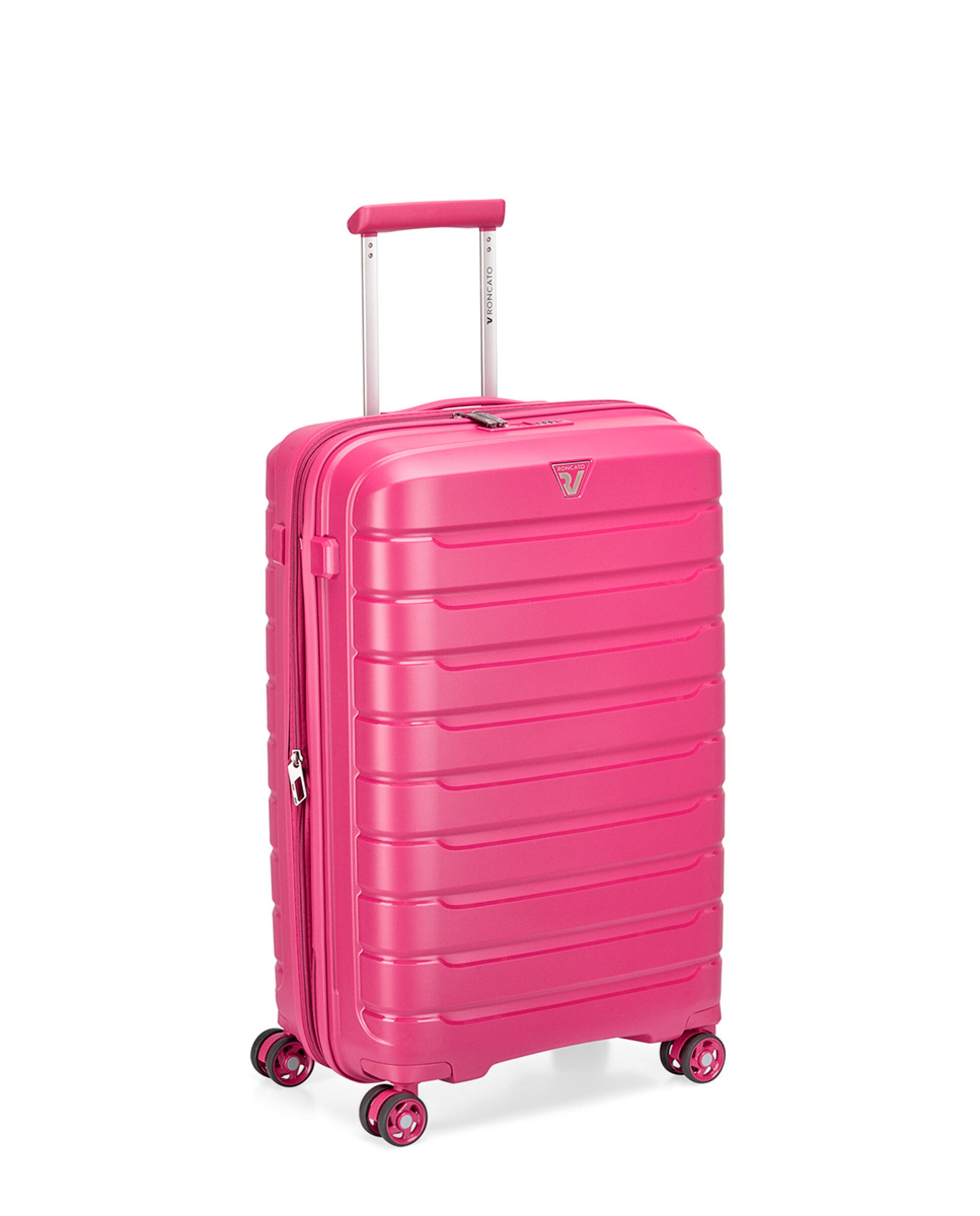 Trolley Médio B-Flying Rígido Expansível com Capacidade até 87 L Fúcsia-12