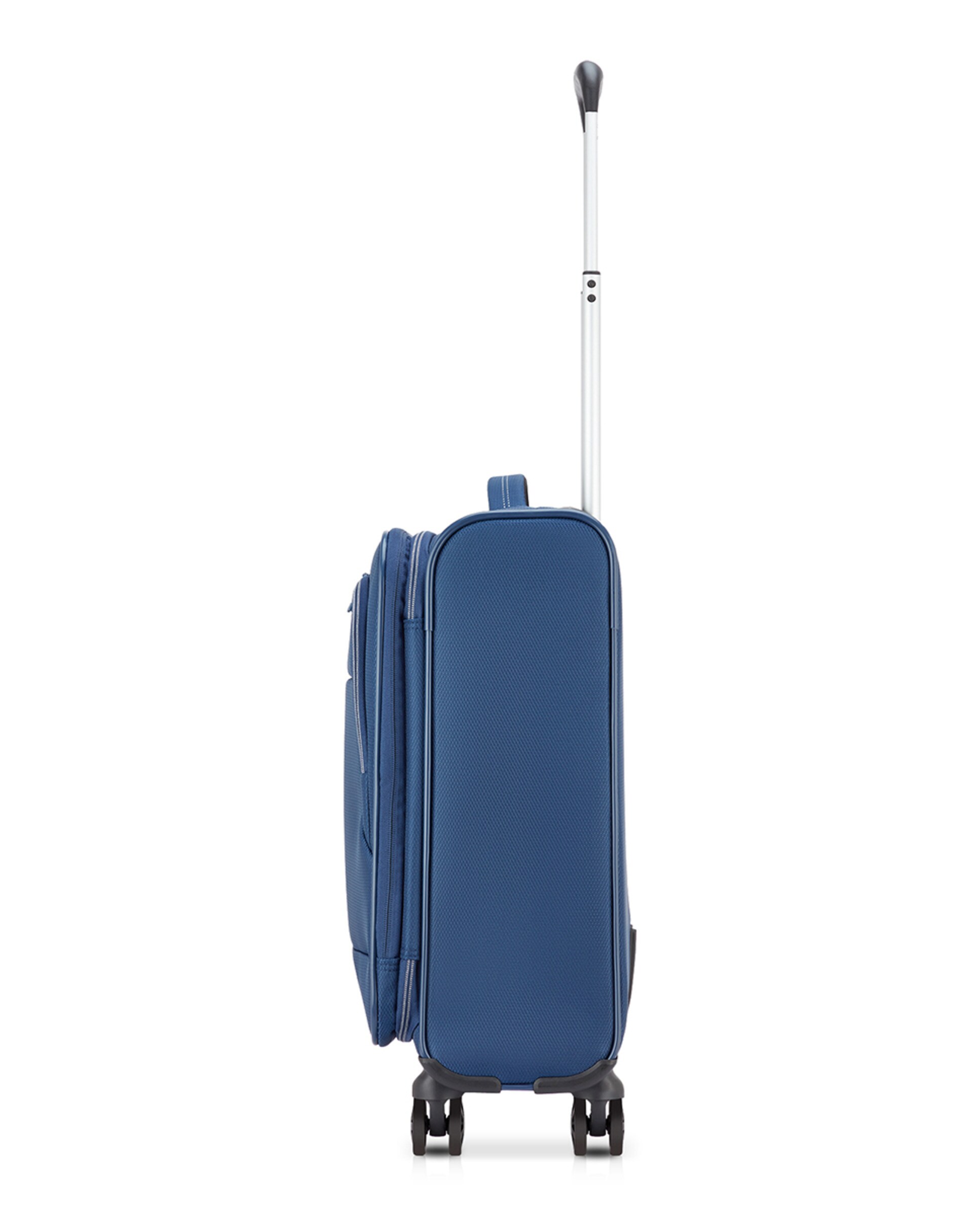 Trolley de Cabine Flyover Flexível e Expansível com Capacidade até 47 L Azul-marinho-5