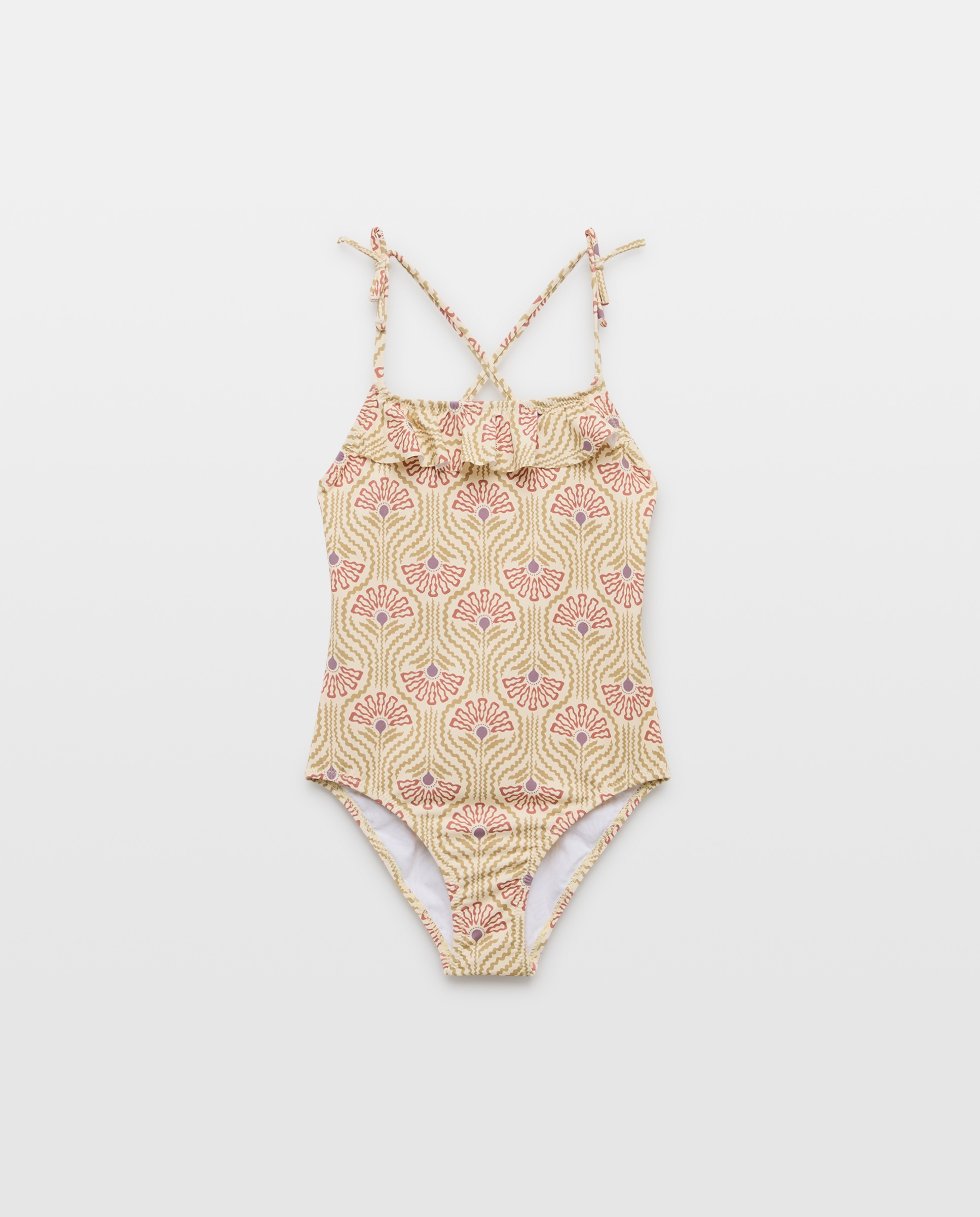 Imagen 0 de Bañador niña básico de palmeras