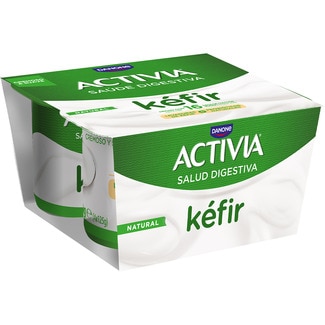 DANONE ACTIVIA kéfir natural pack 4 unidades 125 g