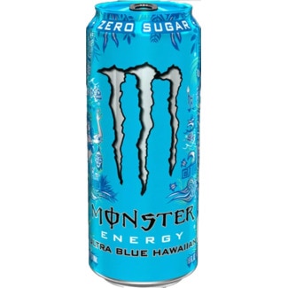 Monster Bebida Energética Zero Açúcar Ultra Blue Hawaiian lata 47,3 cl