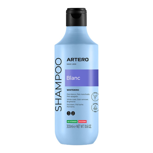 Artero – Champú para perros de pelo blanco o negro Artero Blanc 250 ml.