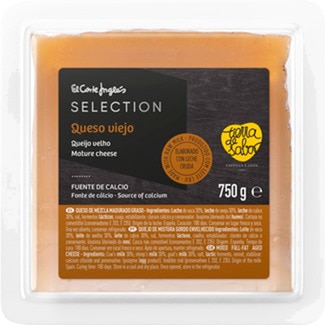 El Corte Inglés Selection Queijo Mistura Velho com  Leite  Cru Cunha unidade 750 g