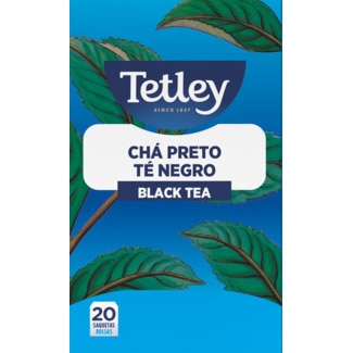 Tetley Chá Preto embalagem 20 unidades