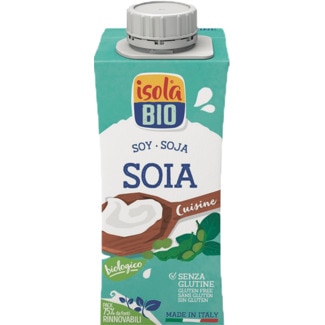 Isola Bio Creme de Soja sem Glúten embalagem 200 ml