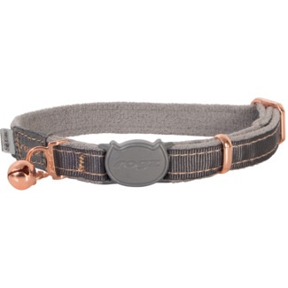 Rogz Coleira para Gato Urban Cinza embalagem 1 unidade