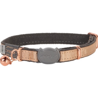 Rogz Coleira para Gato Urban Dourado embalagem 1 unidade