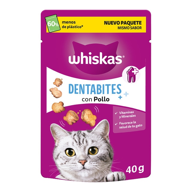 Whiskas - Snack para gatos Whiskas Dentabites Salud Oral 40 g