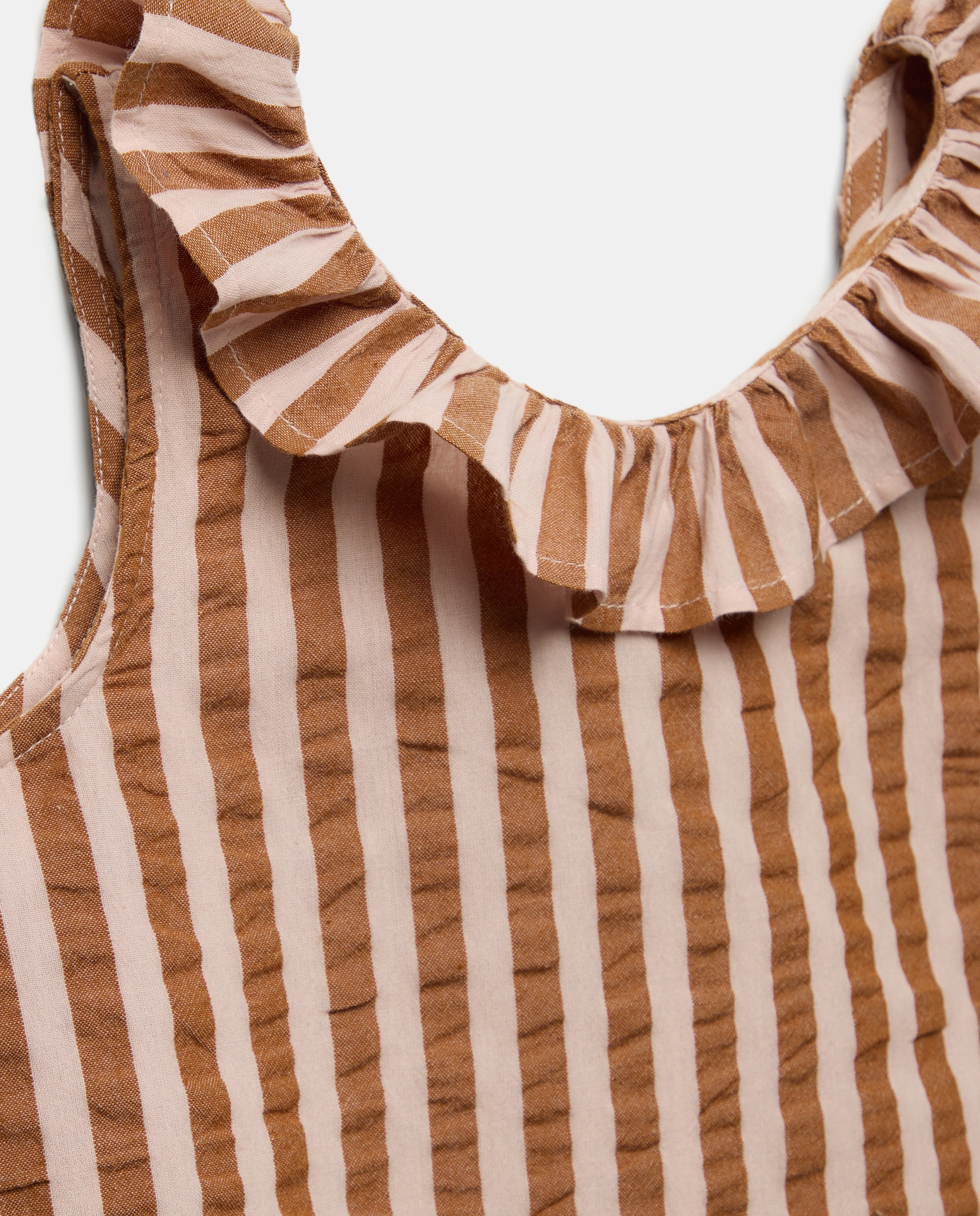 Blusa niña rayas set 660 Naranja-3