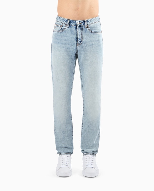 Armani Exchange - Vaquero de hombre J14 slim fit efecto blanqueado.