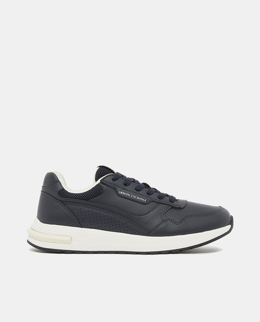 Armani Exchange - Zapatillas de hombre en ecopiel con cordones.