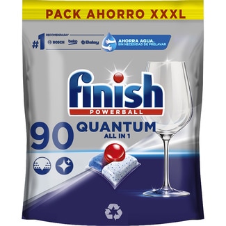 FINISH Spülmaschinenmittel Power Ball Quantum Max Tasche 90 Würfel