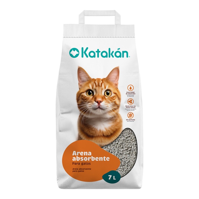 Katakán – Arena absorbente Katakán para gatos 7 L.