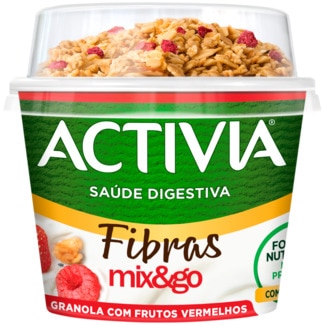 Activia Iogurte Topper Granola e Frutos Vermelhos unidade 165 g