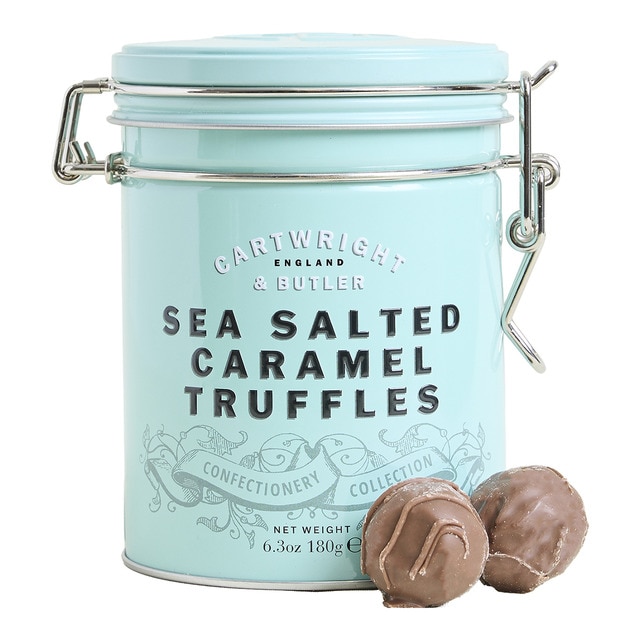 Trufas de chocolate con leche belga y caramelo salado Cartwright & Butler