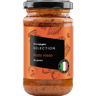 EL CORTE INGLES SELECTION Pesto Rosso glutenfrei Topf 190 g netto Abtropfgewicht