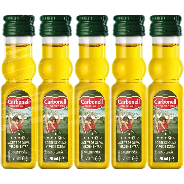 precios Carbonell Aceite De Oliva Virgen Extra Pack 5 Monodosis De 20 Ml en Hipercor