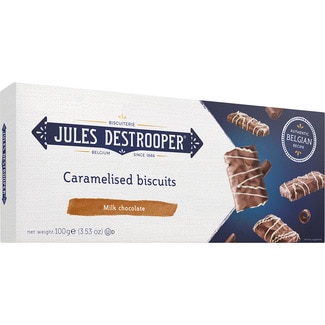JULES DESTROOPER Butterkekse mit belgischer Schokolade Karton 100 g