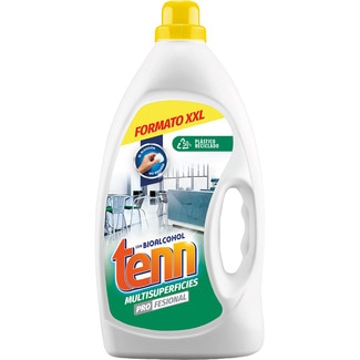 TENN limpiador con bioalcohol Multisuperficies Profesional formato XXL botella 4 l