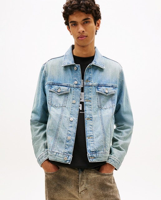 Tommy Jeans - Cazadora de hombre RYAN regular fit estilo trucker.