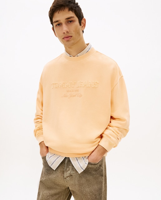 Tommy Jeans - Sudadera de hombre sin capucha 90s fit.