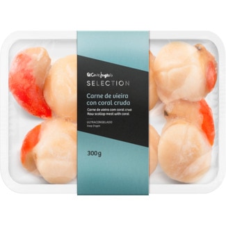 El Corte Inglés Selection Carne de Vieira 6/8 Peças embalagem 300 g