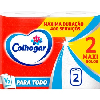 Colhogar Rolo Cozinha Paratodo XXL Triplo com Meia Folha embalagem 2 unidades