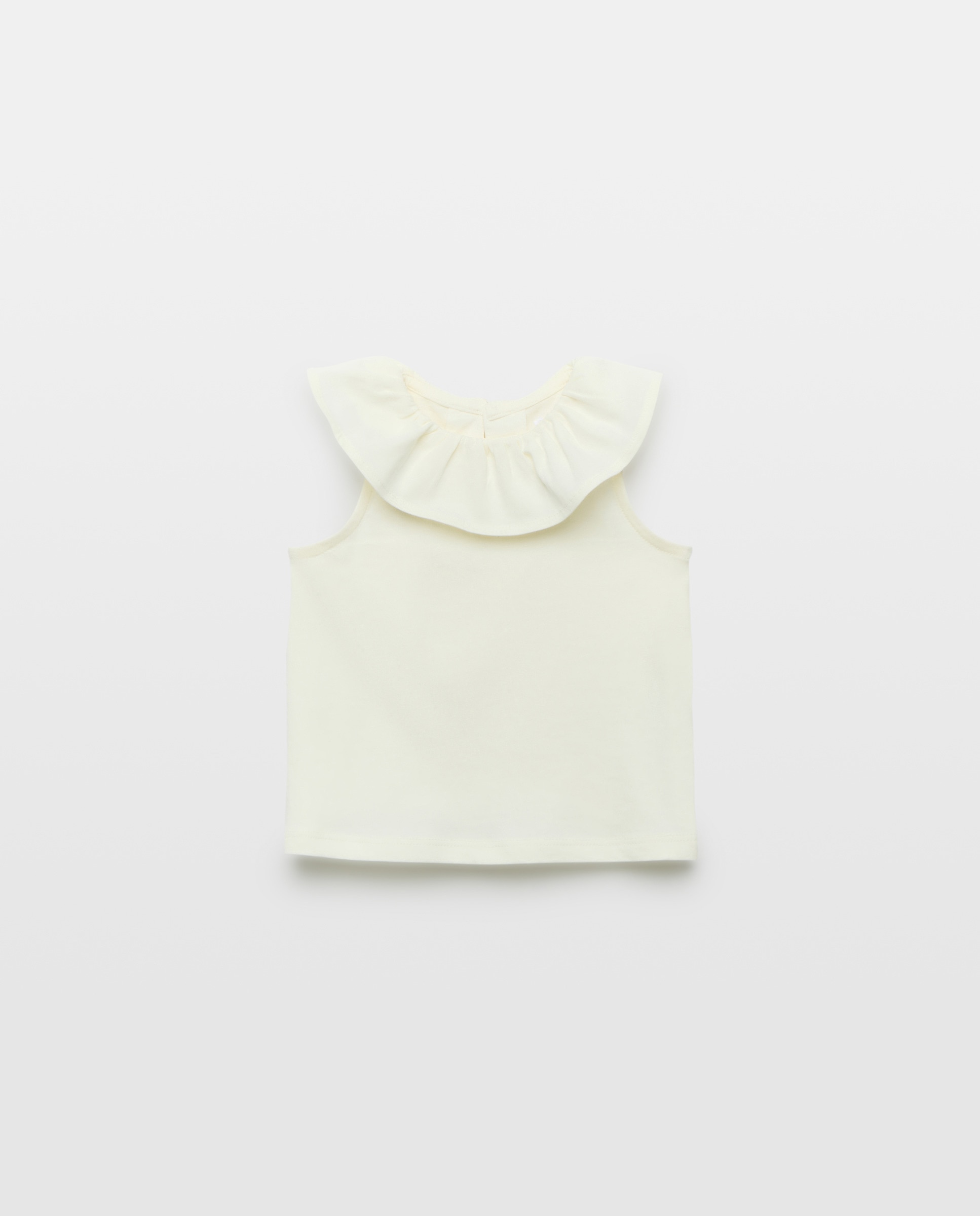 Imagen 0 de Camiseta bebé niña con cuello crochet