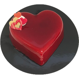 EL OBRADOR EL CORTE INGLES Kirschen- und Rosenmoussetorte Stück 600 g