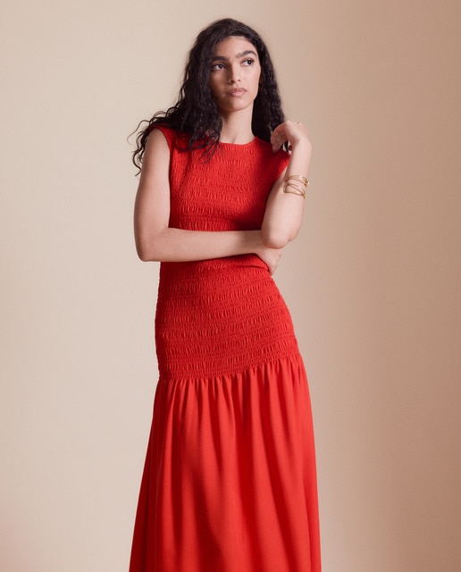 Easy Wear - Vestido midi gomas cadera.