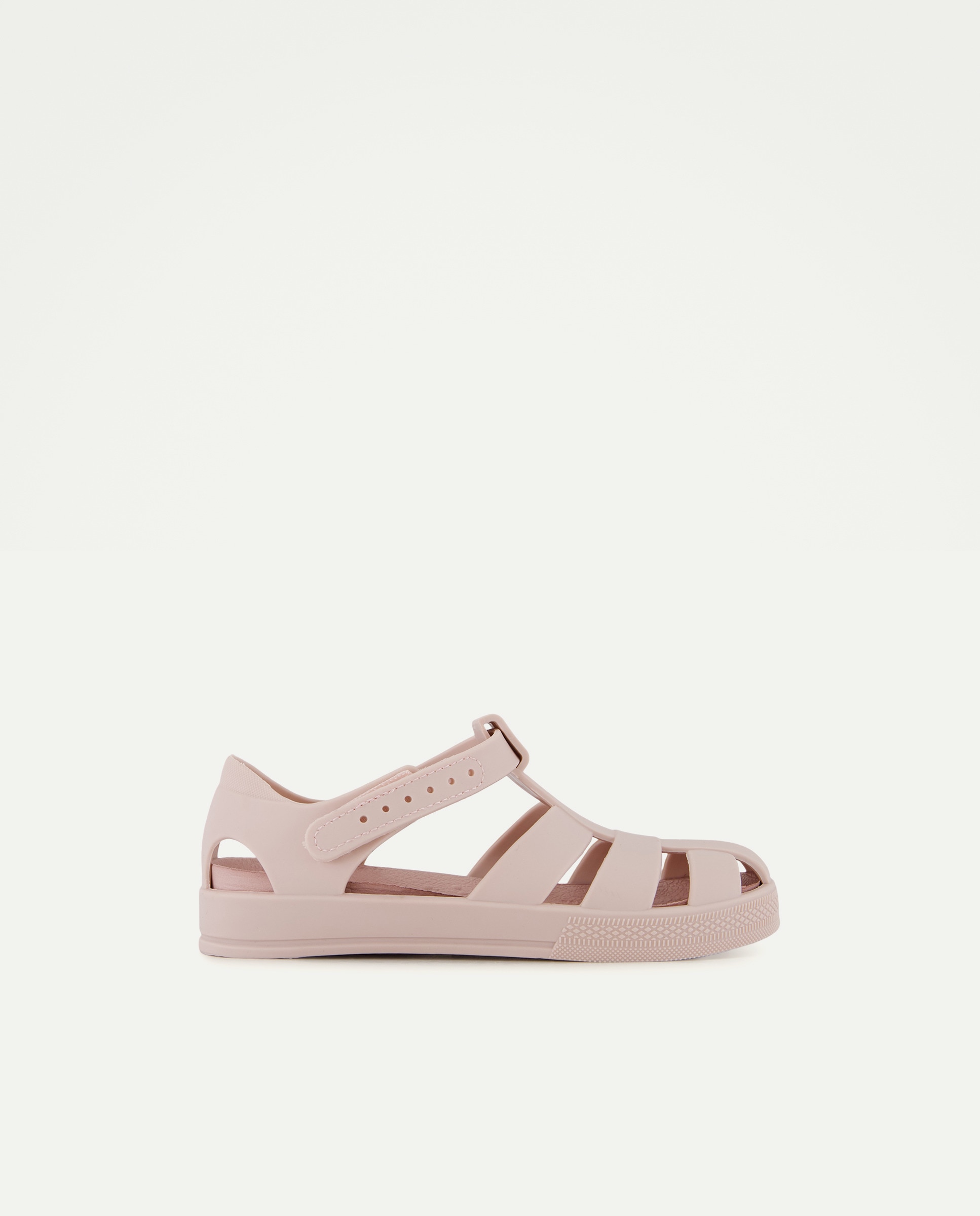 Cangrejera bebés de goma con velcro 220 Rosa palo-1