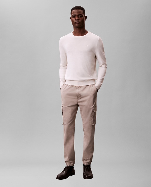 Calvin Klein Jeans - Pantalón cargo hombre con logo.