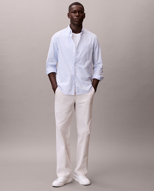 Calvin Klein Jeans - Pantalón Chino Hombre Straight Fit.