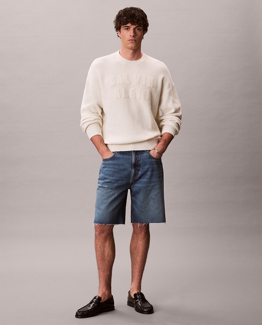 Calvin Klein Jeans - Pantalón corto vaquero de Hombre 90s.
