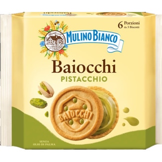 Mulino Bianco Bolachas de Pistacho embalagem 168 g