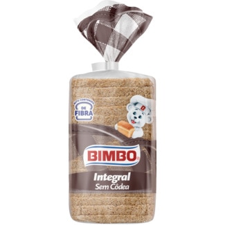 Bimbo Pão de Forma Integral sem Côdea embalagem 450 g