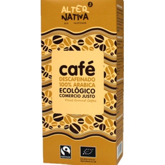 Alternativa 3 Café Descafeinado Moído Biológico embalagem 250 g