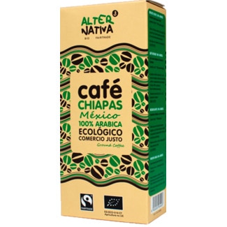 Alternativa 3 Café Moído Chiapas México Biológico embalagem 250 g