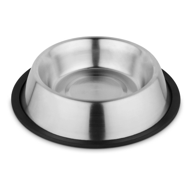 Fred & Rita – Comedero Fred & Rita para perros y gatos acero mate. Inox Talla 12 cm