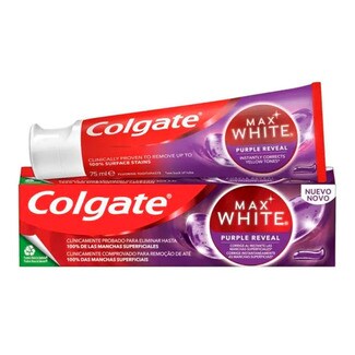 Colgate Pasta de Dentes Max White embalagem 75 ml